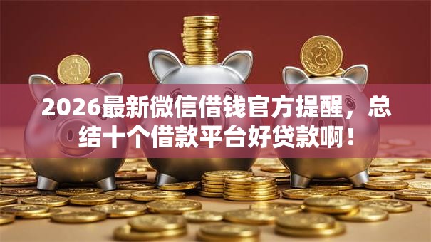 2026最新微信借钱官方提醒,总结十个借款平台好贷款啊! 2026最新微信借钱官方提醒,总结十个借款平台好贷款啊!