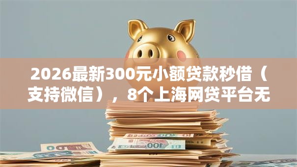 2026最新300元小额贷款秒借(支持微信),8个上海网贷平台无私分享 2026最新300元小额贷款秒借(支持微信),8个上海网贷平台无私分享