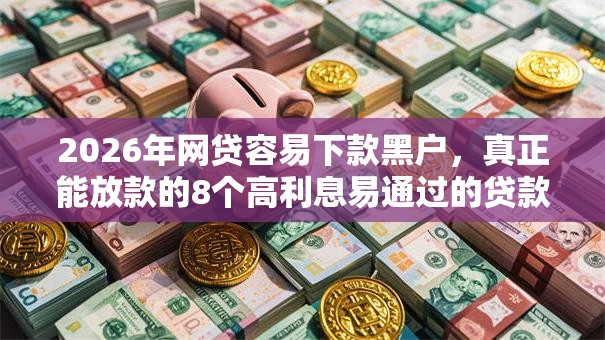 2026年网贷容易下款黑户，真正能放款的8个高利息易通过的贷款平台呢推荐