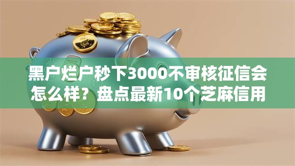 黑户烂户秒下3000不审核征信会怎么样？盘点最新10个芝麻信用可以借钱的软件