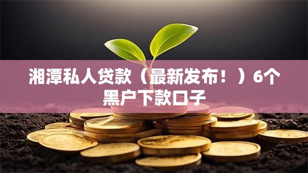 湘潭私人贷款（最新发布！）6个黑户下款口子
