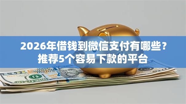 2026年借钱到微信支付有哪些？推荐5个容易下款的平台