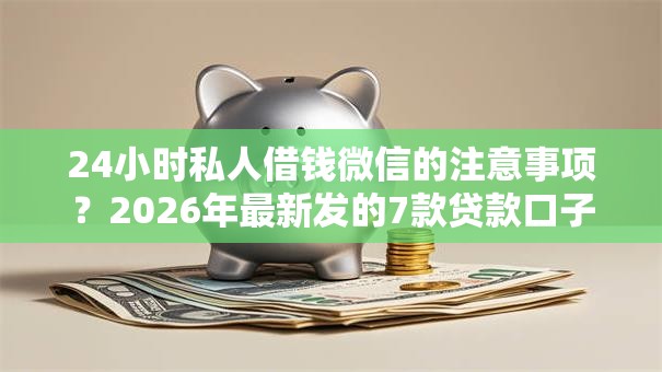 24小时私人借钱微信的注意事项？2026年最新发的7款贷款口子
