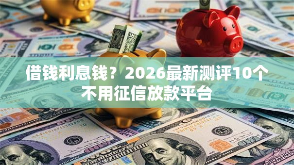 借钱利息钱？2026最新测评10个不用征信放款平台