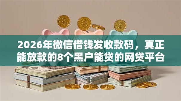 2026年微信借钱发收款码，真正能放款的8个黑户能贷的网贷平台推荐