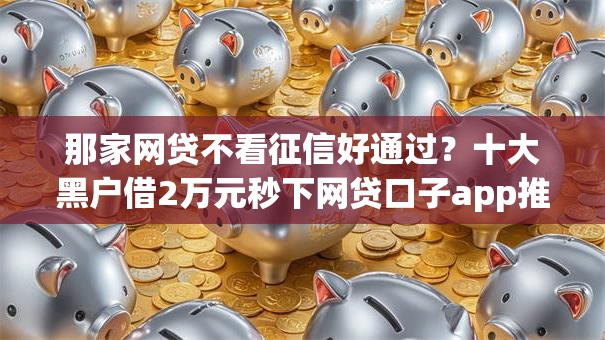 那家网贷不看征信好通过？十大黑户借2万元秒下网贷口子app推荐