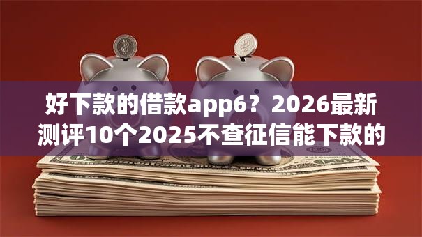 好下款的借款app6？2026最新测评10个2025不查征信能下款的平台