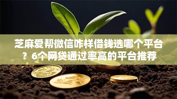 芝麻爱帮微信咋样借钱选哪个平台？6个网贷通过率高的平台推荐