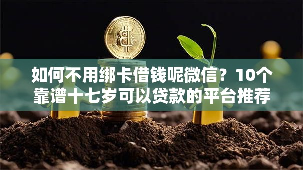 如何不用绑卡借钱呢微信?10个靠谱十七岁可以贷款的平台推荐 如何不用绑卡借钱呢微信?10个靠谱十七岁可以贷款的平台推荐