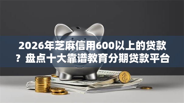 2026年芝麻信用600以上的贷款？盘点十大靠谱教育分期贷款平台
