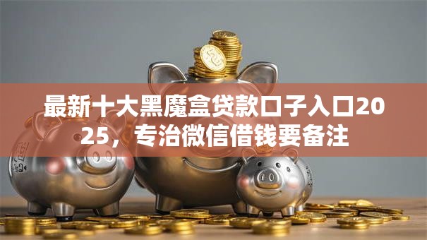 最新十大黑魔盒贷款口子入口2025，专治微信借钱要备注