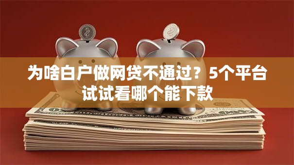 为啥白户做网贷不通过?5个平台试试看哪个能下款 为啥白户做网贷不通过?5个平台试试看哪个能下款