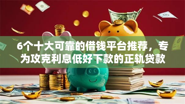 6个十大可靠的借钱平台推荐,专为攻克利息低好下款的正轨贷款难题 6个十大可靠的借钱平台推荐,专为攻克利息低好下款的正轨贷款难题