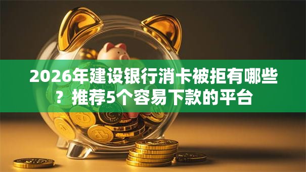 2026年建设银行消卡被拒有哪些？推荐5个容易下款的平台