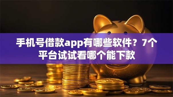 手机号借款app有哪些软件？7个平台试试看哪个能下款