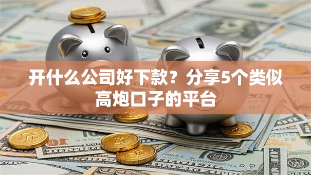 开什么公司好下款？分享5个类似高炮口子的平台