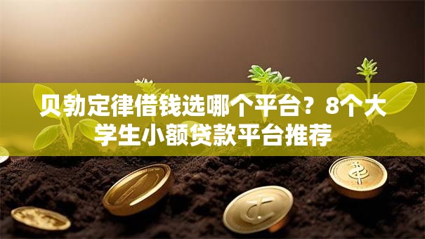 贝勃定律借钱选哪个平台？8个大学生小额贷款平台推荐
