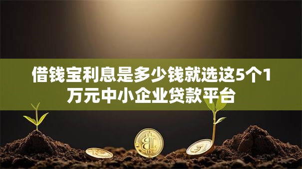借钱宝利息是多少钱就选这5个1万元中小企业贷款平台