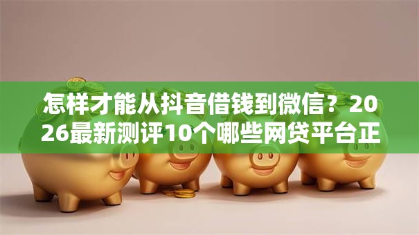 怎样才能从抖音借钱到微信?2026最新测评10个哪些网贷平台正规 怎样才能从抖音借钱到微信?2026最新测评10个哪些网贷平台正规