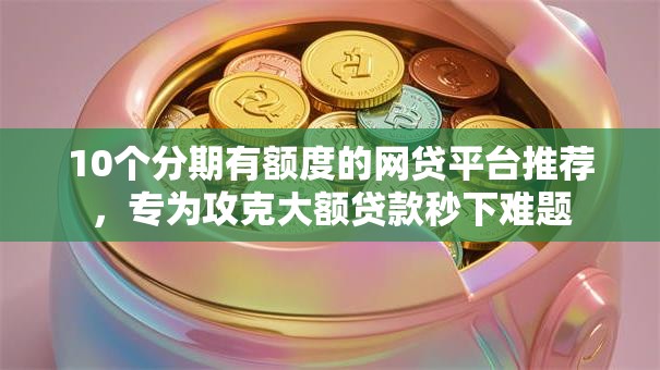 10个分期有额度的网贷平台推荐，专为攻克大额贷款秒下难题