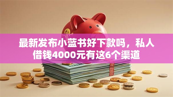 最新发布小蓝书好下款吗，私人借钱4000元有这6个渠道