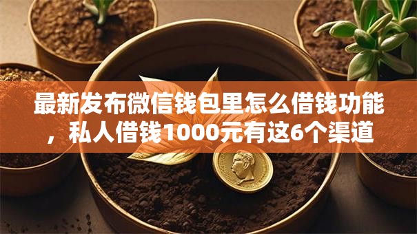 最新发布微信钱包里怎么借钱功能,私人借钱1000元有这6个渠道 最新发布微信钱包里怎么借钱功能,私人借钱1000元有这6个渠道