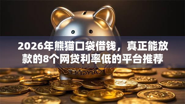 2026年熊猫口袋借钱,真正能放款的8个网贷利率低的平台推荐 2026年熊猫口袋借钱,真正能放款的8个网贷利率低的平台推荐