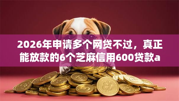 2026年申请多个网贷不过，真正能放款的6个芝麻信用600贷款app推荐