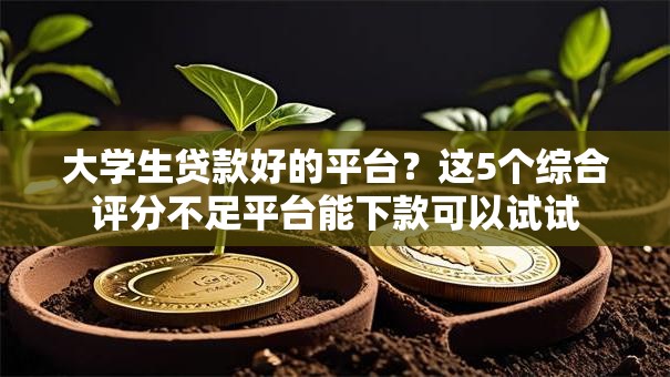 大学生贷款好的平台?这5个综合评分不足平台能下款可以试试 大学生贷款好的平台?这5个综合评分不足平台能下款可以试试