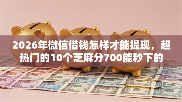 2026年微信借钱怎样才能提现,超热门的10个芝麻分700能秒下的平台推荐 2026年微信借钱怎样才能提现,超热门的10个芝麻分700能秒下的平台推荐