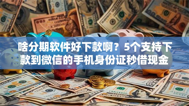 啥分期软件好下款啊？5个支持下款到微信的手机身份证秒借现金的平台