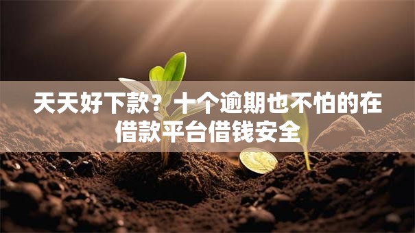 天天好下款?十个逾期也不怕的在借款平台借钱安全 天天好下款?十个逾期也不怕的在借款平台借钱安全