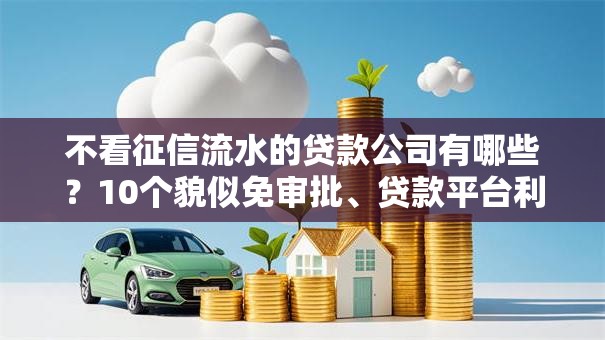 不看征信流水的贷款公司有哪些？10个貌似免审批、贷款平台利息最低合集