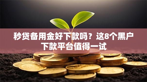 秒贷备用金好下款吗?这8个黑户下款平台值得一试 秒贷备用金好下款吗?这8个黑户下款平台值得一试