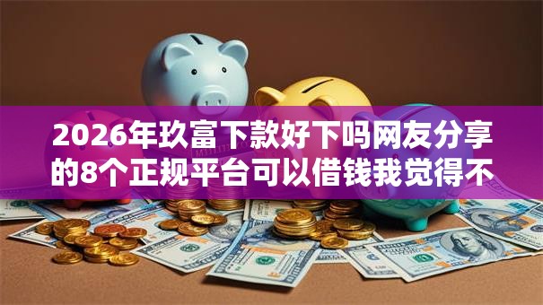2026年玖富下款好下吗网友分享的8个正规平台可以借钱我觉得不错! 2026年玖富下款好下吗网友分享的8个正规平台可以借钱我觉得不错!
