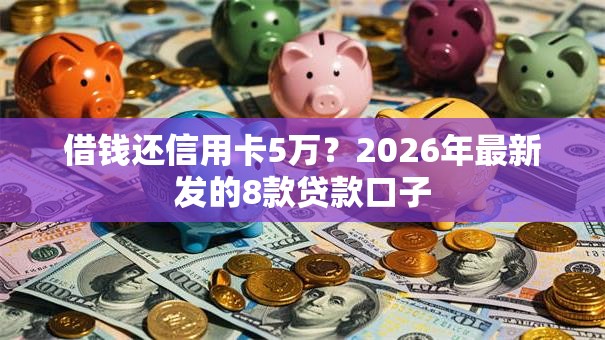 借钱还信用卡5万？2026年最新发的8款贷款口子
