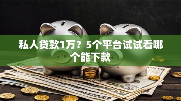 私人贷款1万?5个平台试试看哪个能下款 私人贷款1万?5个平台试试看哪个能下款