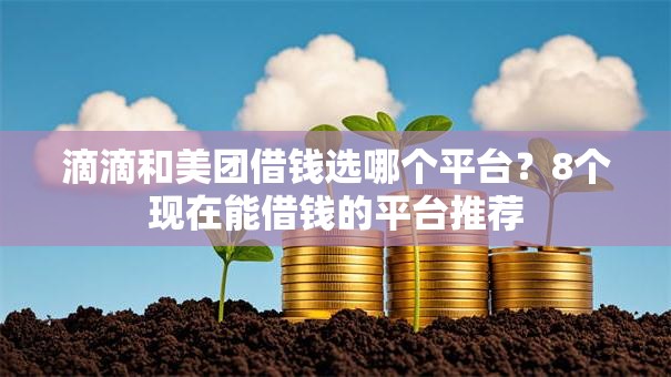 滴滴和美团借钱选哪个平台？8个现在能借钱的平台推荐