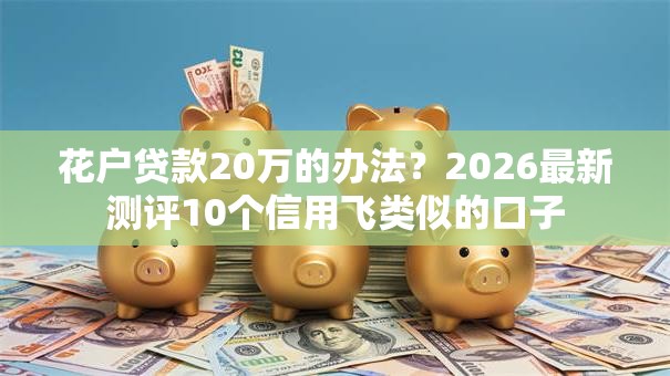 花户贷款20万的办法？2026最新测评10个信用飞类似的口子