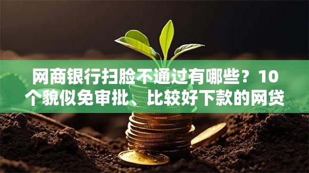网商银行扫脸不通过有哪些?10个貌似免审批、比较好下款的网贷平台合集 网商银行扫脸不通过有哪些?10个貌似免审批、比较好下款的网贷平台合集