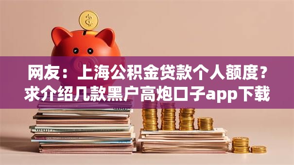 网友:上海公积金贷款个人额度?求介绍几款黑户高炮口子app下载 网友:上海公积金贷款个人额度?求介绍几款黑户高炮口子app下载