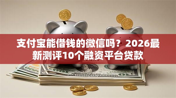支付宝能借钱的微信吗？2026最新测评10个融资平台贷款