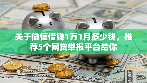关于微信借钱1万1月多少钱，推荐5个网贷举报平台给你