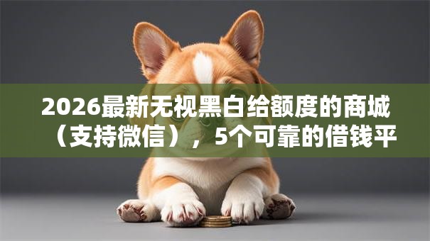 2026最新无视黑白给额度的商城(支持微信),5个可靠的借钱平台无私分享 2026最新无视黑白给额度的商城(支持微信),5个可靠的借钱平台无私分享