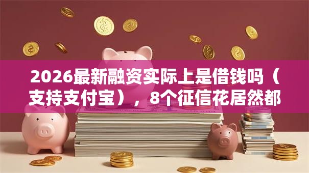 2026最新融资实际上是借钱吗（支持支付宝），8个征信花居然都下款了的软件无私分享