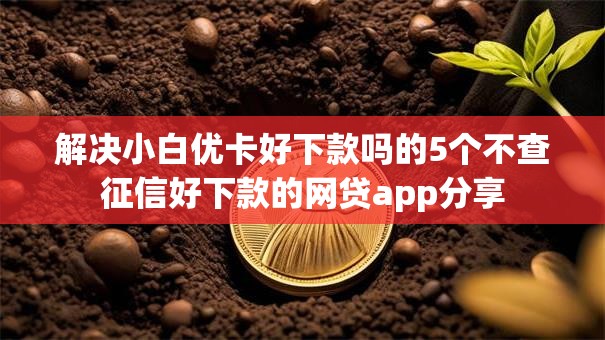 解决小白优卡好下款吗的5个不查征信好下款的网贷app分享