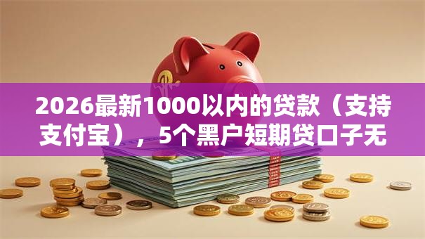 2026最新1000以内的贷款（支持支付宝），5个黑户短期贷口子无私分享