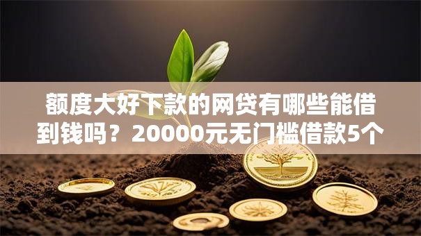 额度大好下款的网贷有哪些能借到钱吗?20000元无门槛借款5个平台推荐 额度大好下款的网贷有哪些能借到钱吗?20000元无门槛借款5个平台推荐