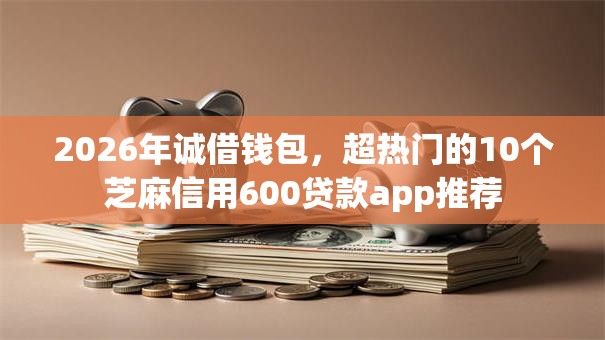 2026年诚借钱包，超热门的10个芝麻信用600贷款app推荐