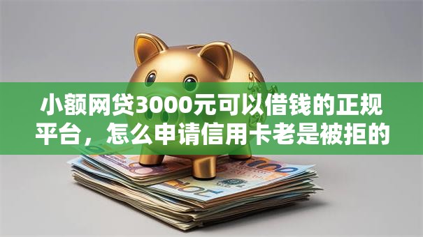 小额网贷3000元可以借钱的正规平台，怎么申请信用卡老是被拒的7个平台介绍